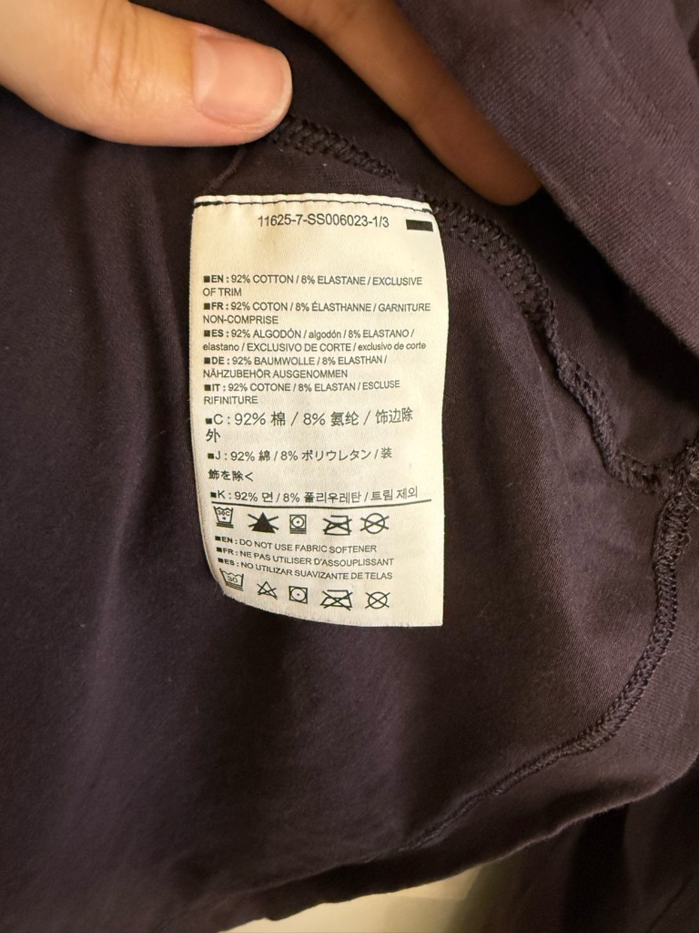 Arc'teryx Women's Long Sleeve Logo Tee — Deep Plum in size M - Picture 5 of 6